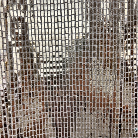 ZARA | Sequin Sparkly Gold Double Breasted Blazer Mini Dress New Years Event S - Picture 6 of 15